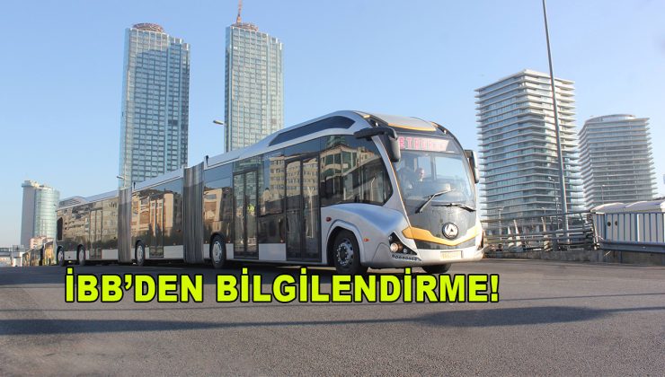 HALİÇ KÖPRÜSÜ METROBÜS YOLUNDA ÇALIŞMA..