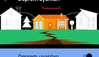 Android deprem uyarı sistemi,  deprem öncesinde bildirim gönderdi!